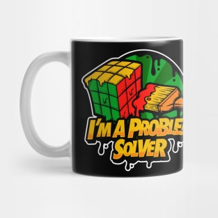 I'm a Problem Solver - Funny Rubik's Cube - Rubix - Magic Cube - Puzzle - 80s Retro Geek - Vintage Toy - Game Mug